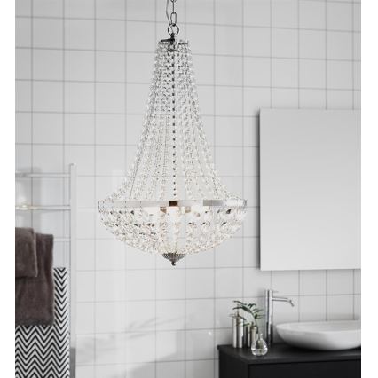 Markslöjd 107551 - Bathroom chandelier on a chain 3xG9/20W/230 IP44