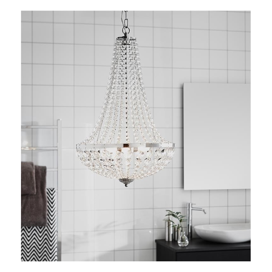 Markslöjd 107551 - Bathroom chandelier on a chain 3xG9/20W/230 IP44