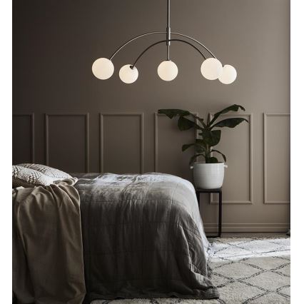 Markslöjd 107559 - Chandelier on a string HEAVEN 5xG9/28W/230V