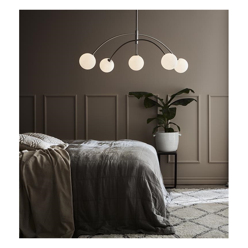 Markslöjd 107559 - Chandelier on a string HEAVEN 5xG9/28W/230V