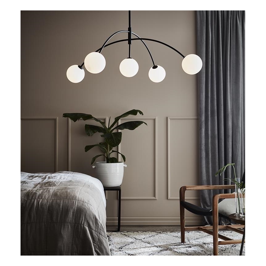 Markslöjd 107560 - Chandelier on a string HEAVEN 5xG9/28W/230V