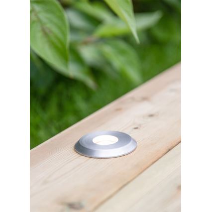 Markslöjd 107717 - LED In-Ground Outdoor Fixture GARDEN24 LED/3W/24V IP44 black/matte chrome
