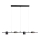 Markslöjd 107746 - Chandelier on a string ROW 4xG9/7W/230V