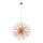 Markslöjd 107752 - Chandelier on a string SOLEIL 12xE14/20W/260V Rose gold