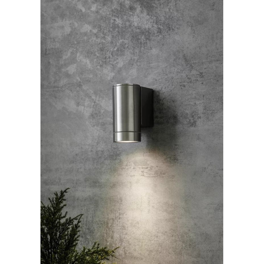 Markslöjd 107915 - Outdoor wall light PIPE 1xGU10/35W/230V IP44