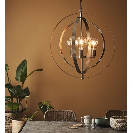 Markslöjd 107941 - Chandelier on a chain ORBIT 3xE27/60W/230V