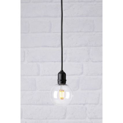 Markslöjd 107989 - GARDEN24 LED Outdoor Pendant Light LED/2,86W/24V IP44 Black/Clear