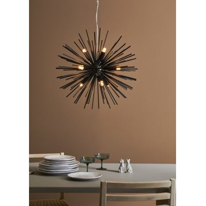 Markslöjd 108048 - Chandelier on a string SOLEIL 9xE14/20W/230V black