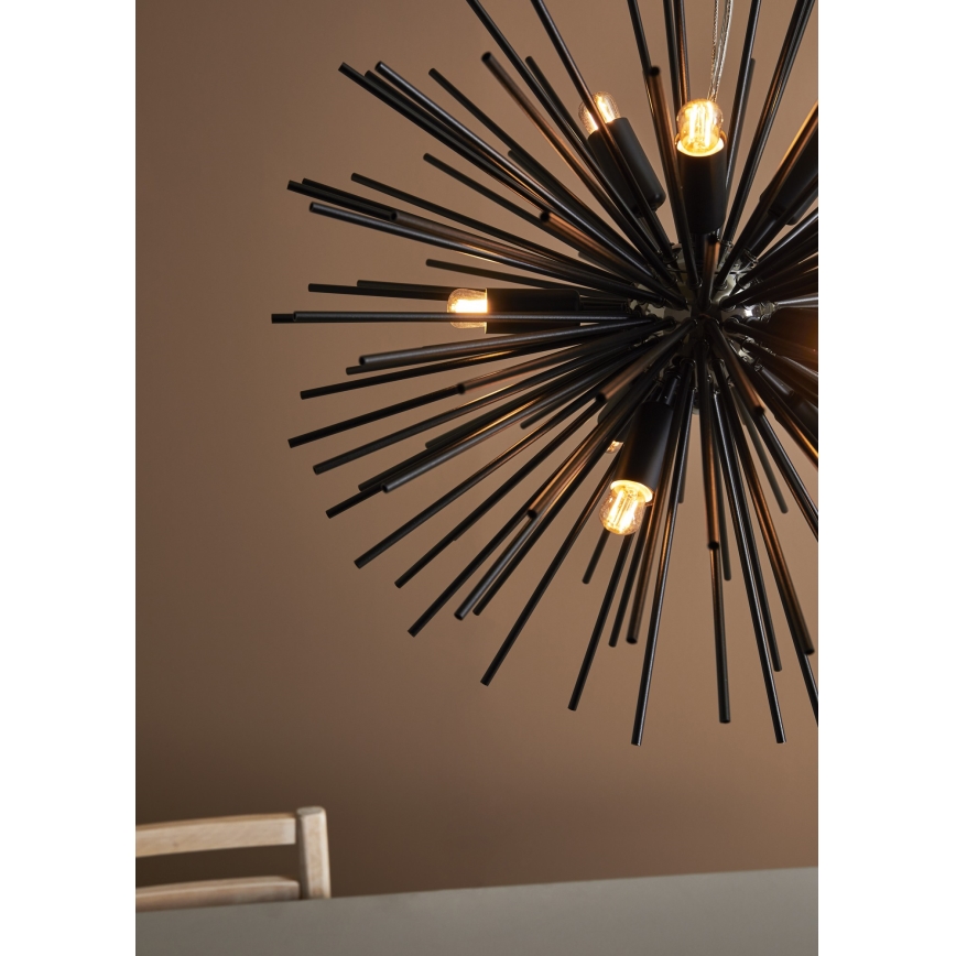 Markslöjd 108048 - Chandelier on a string SOLEIL 9xE14/20W/230V black