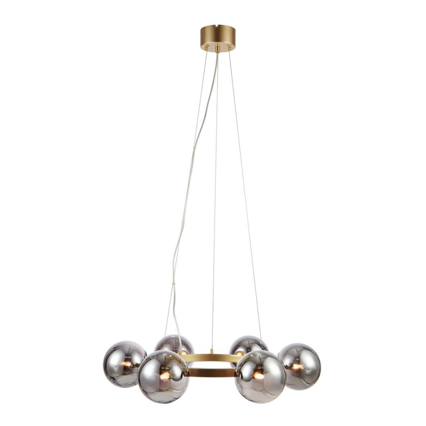 Markslöjd 108050 - Chandelier on a string CIRCLE 6xG9/20W/230V gold