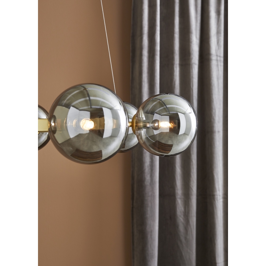 Markslöjd 108050 - Chandelier on a string CIRCLE 6xG9/20W/230V gold