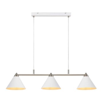 Markslöjd 108075 - Chandelier on a string KLINT 3xE14/40W/230V white