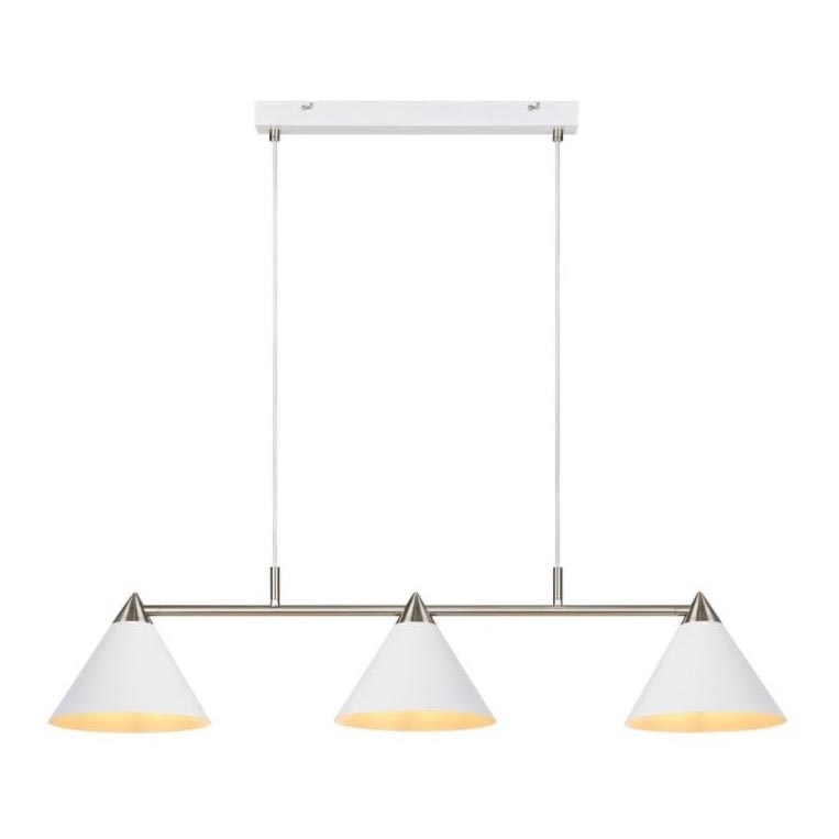 Markslöjd 108075 - Chandelier on a string KLINT 3xE14/40W/230V white