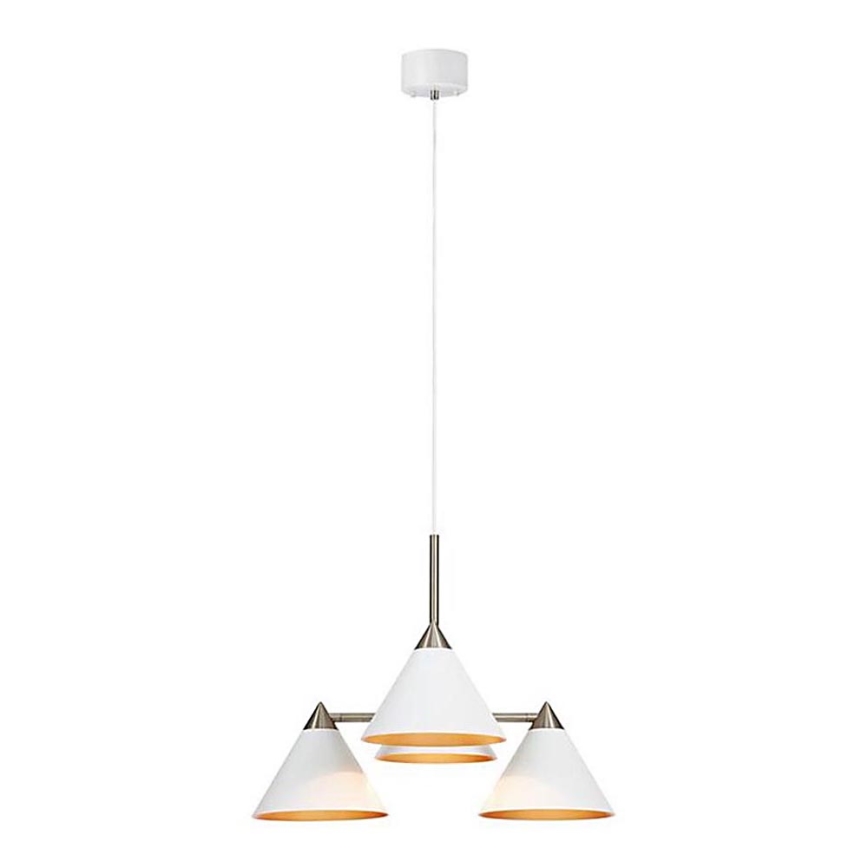 Markslöjd 108077 - Chandelier on a string KLINT 4xE14/40W/230V white