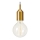 Markslöjd 108098 - Chandelier on a string BRONX 1xE27/60W/230V bronze