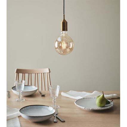 Markslöjd 108098 - Chandelier on a string BRONX 1xE27/60W/230V bronze