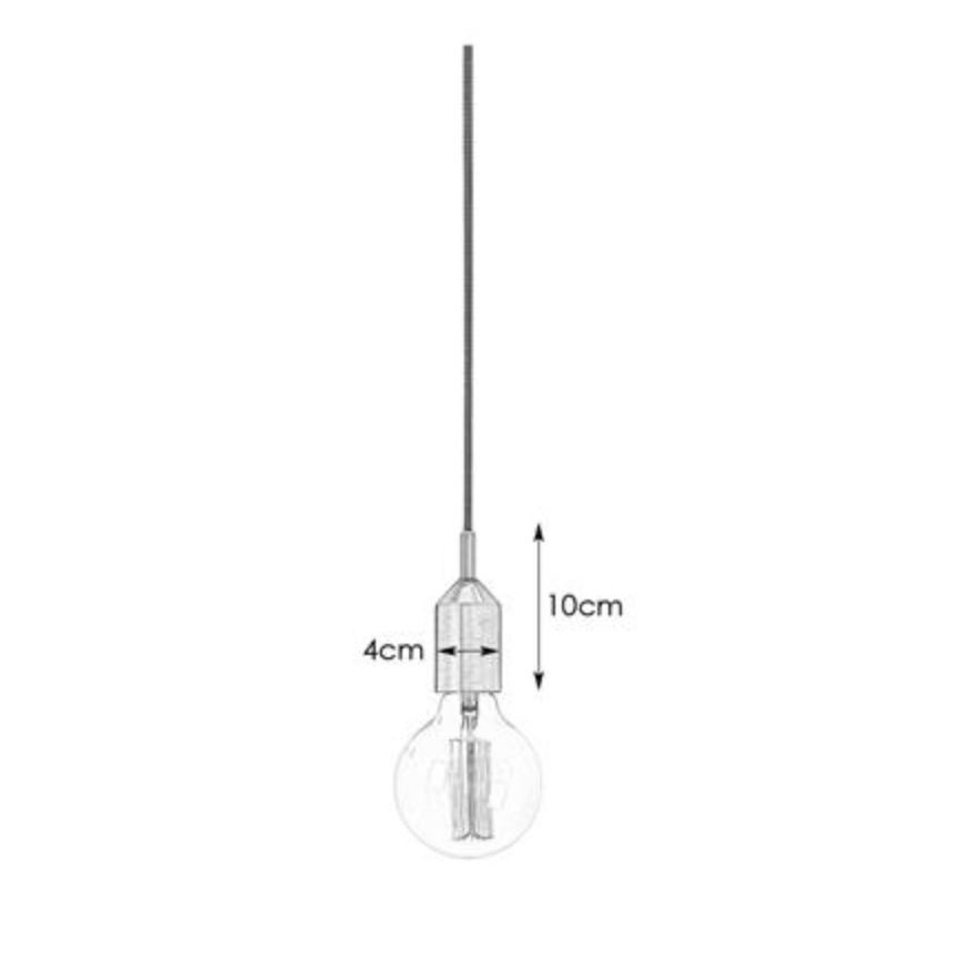 Markslöjd 108098 - Chandelier on a string BRONX 1xE27/60W/230V bronze