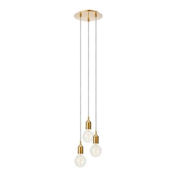 Markslöjd 108099 - Chandelier on a string BRONX 3xE27/60W/230V bronze