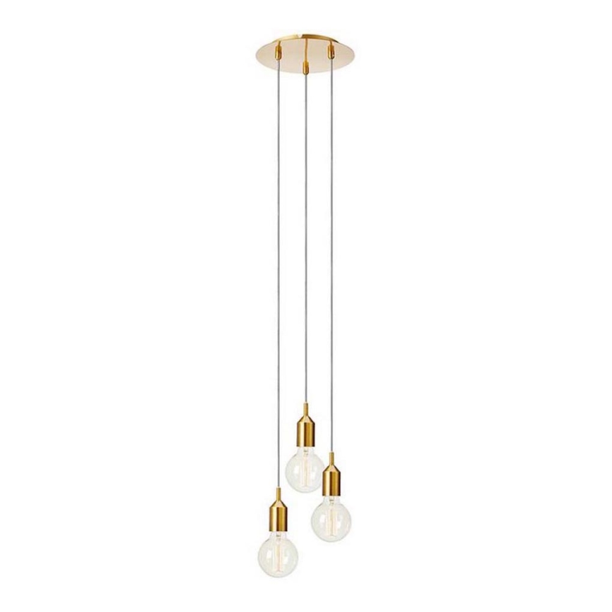 Markslöjd 108099 - Chandelier on a string BRONX 3xE27/60W/230V bronze