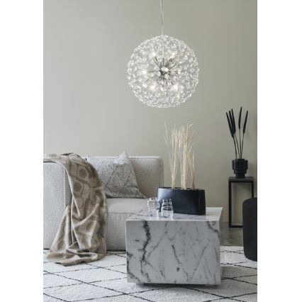 Markslöjd 108101 - Crystal chandelier on a string BOLID 9xG9/20W/230V