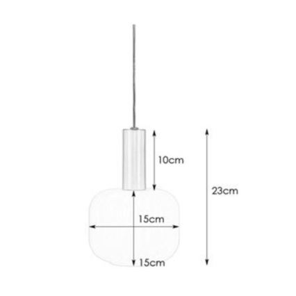Markslöjd 108122 - Chandelier on a string SOBER 1xE14/40W/230V matt chrome