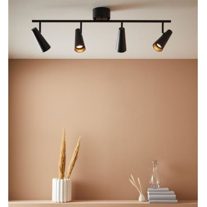 Markslöjd 108202 - Spotlight CREST 4xGU10/7W/230V black