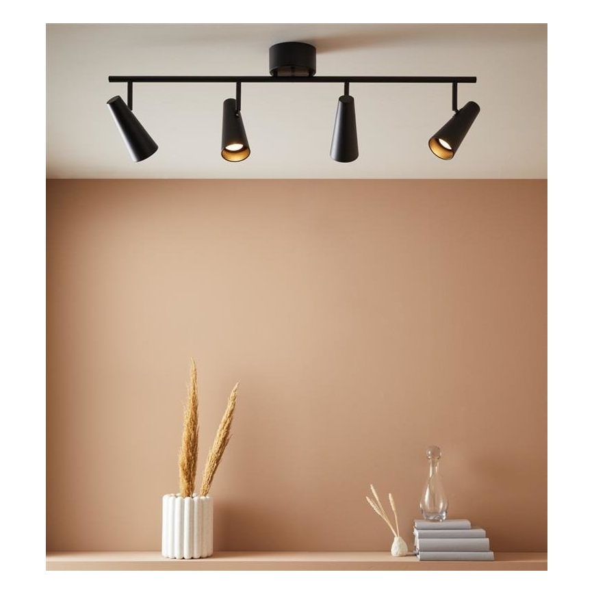 Markslöjd 108202 - Spotlight CREST 4xGU10/7W/230V black