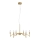 Markslöjd 108210 - Chandelier on a string MONARCH 6xE14/18W/230V gold