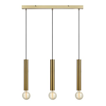 Markslöjd 108261 - Chandelier on a string SENCILLO 3xE27/40W/230V gold