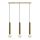 Markslöjd 108261 - Chandelier on a string SENCILLO 3xE27/40W/230V gold