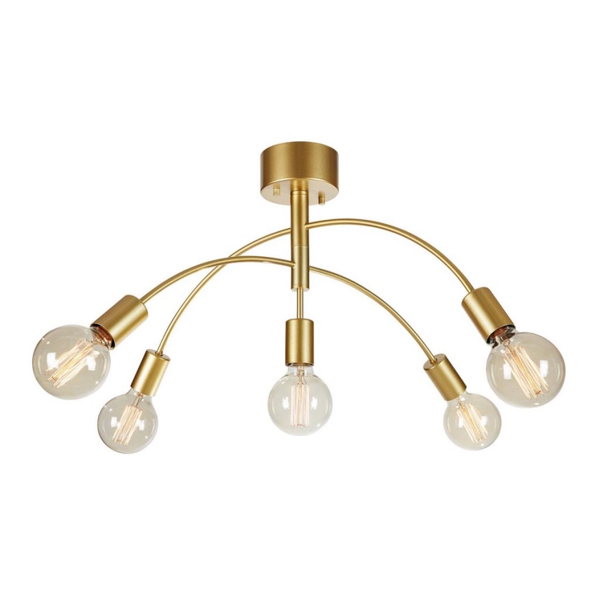 Markslöjd 108285 - Surface-mounted chandelier CYGNUS 5xE27/40W/230V gold