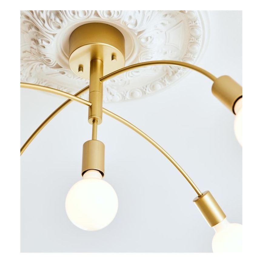 Markslöjd 108285 - Surface-mounted chandelier CYGNUS 5xE27/40W/230V gold