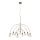 Markslöjd 108289 - Chandelier on a string LAVELLO 9xE27/40W/230V gold