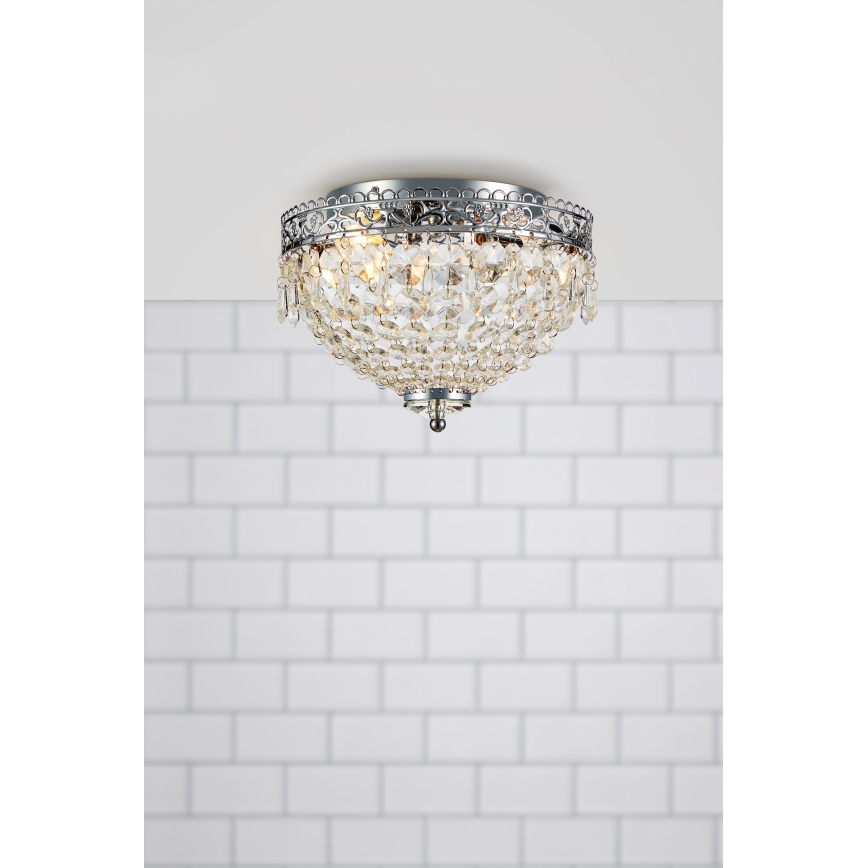 Markslöjd 108423 - Ceiling light JOLINE 2xE14/40W/230V matte chrome
