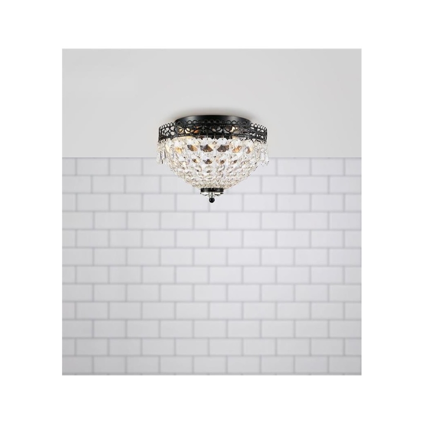 Markslöjd 108424 - Ceiling light JOLINE 2xE14/40W/230V black