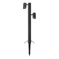 Markslöjd 108486 - GARDEN24 outdoor LED lamp 2xLED/6W/24V 80 cm IP44 black