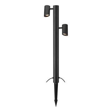 Markslöjd 108486 - GARDEN24 outdoor LED lamp 2xLED/6W/24V 80 cm IP44 black