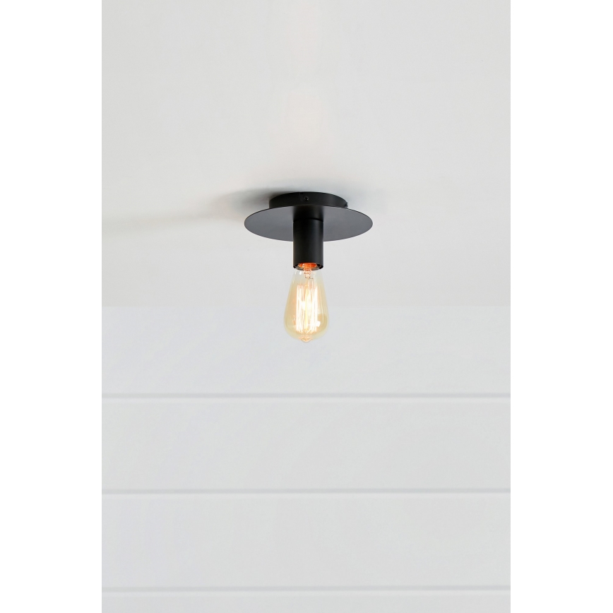 Markslöjd 108540 - Ceiling light PIATTO 1xE27/40W/230V black
