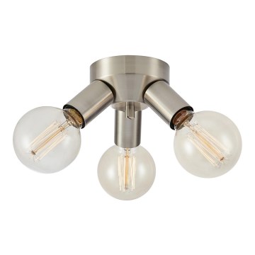 Markslöjd 108551 - Ceiling light MAZZO 3xE27/40W/230V matte chrome