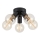 Markslöjd 108552 - Ceiling light MAZZO 5xE27/40W/230V black
