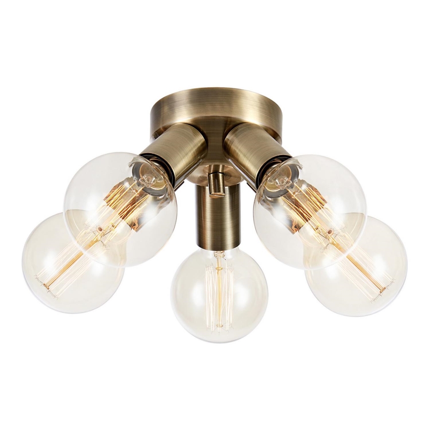 Markslöjd 108553 - Ceiling light MAZZO 5xE27/40W/230V brass