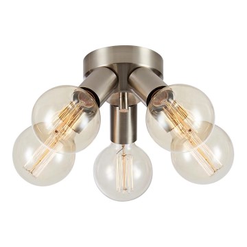 Markslöjd 108554 - Ceiling light MAZZO 5xE27/40W/230V matte chrome