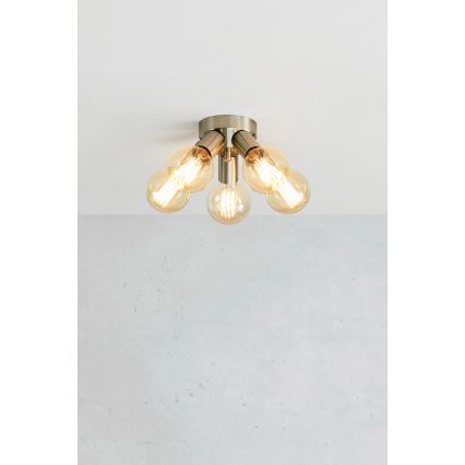 Markslöjd 108554 - Ceiling light MAZZO 5xE27/40W/230V matte chrome