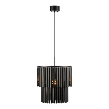 Markslöjd 108581 - Chandelier on a string VIENTO 1xE27/40W/230V black