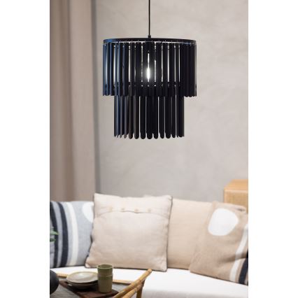 Markslöjd 108581 - Chandelier on a string VIENTO 1xE27/40W/230V black