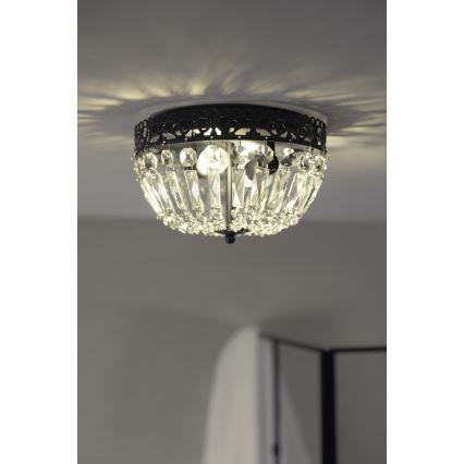 Markslöjd 108598 - Ceiling light ETIENNE 2xE14/40W/230V black