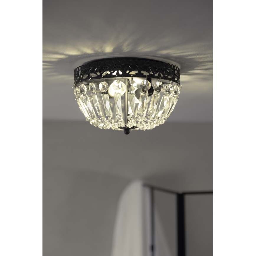 Markslöjd 108598 - Ceiling light ETIENNE 2xE14/40W/230V black