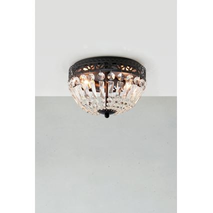 Markslöjd 108598 - Ceiling light ETIENNE 2xE14/40W/230V black