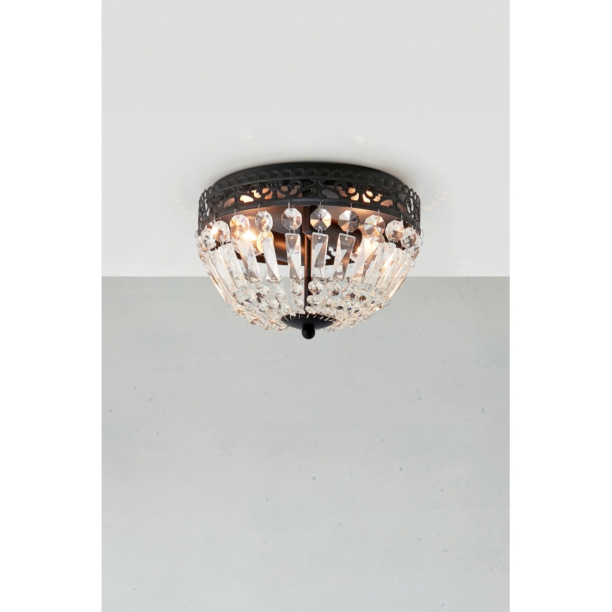 Markslöjd 108598 - Ceiling light ETIENNE 2xE14/40W/230V black
