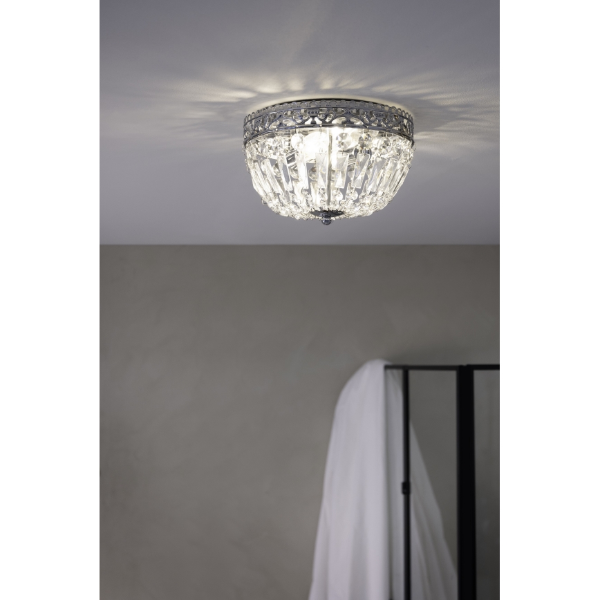 Markslöjd 108599 - Ceiling light ETIENNE 2xE14/40W/230V shiny chrome